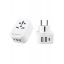 Lifeventure World to Europe Travel Adaptor med USB